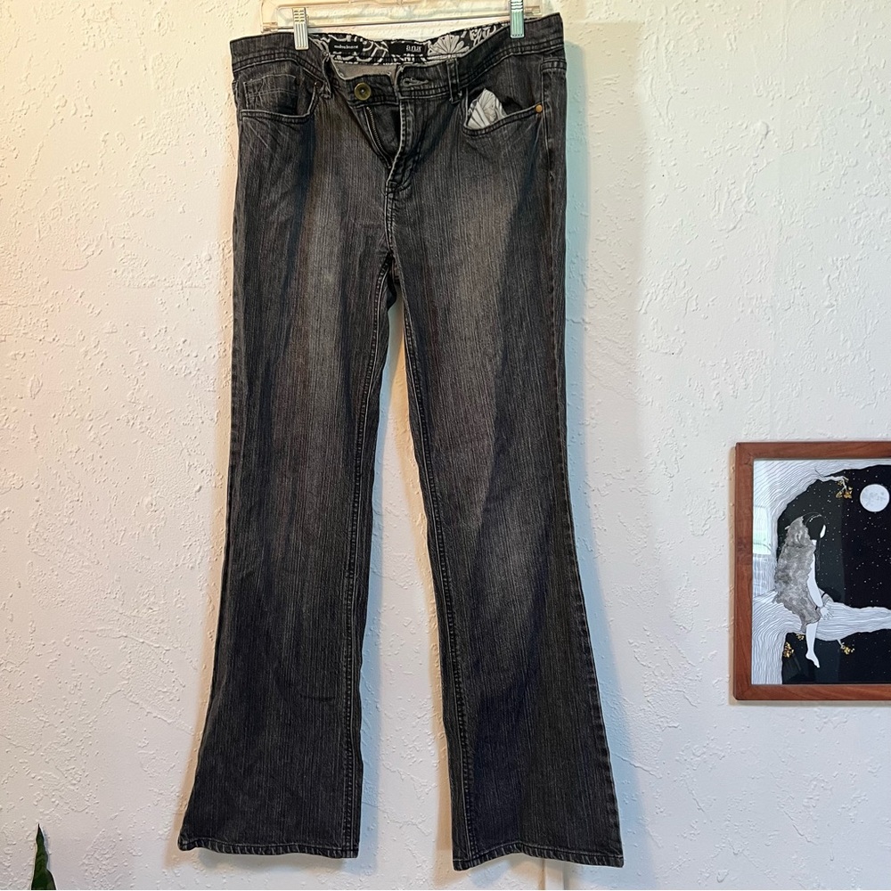 A.N.A. Women's Modern Boot Cut Jeans - 12 Dark Gray A New Approach Size 12